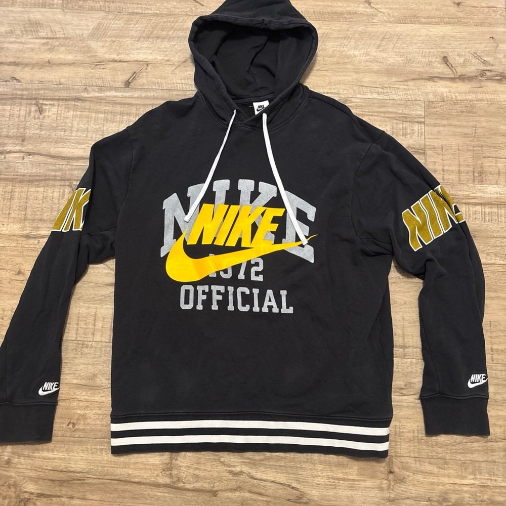 NIKE NSW Sportswear Trend French Terry Pullover Hoodie DD6168-010 Men's Large